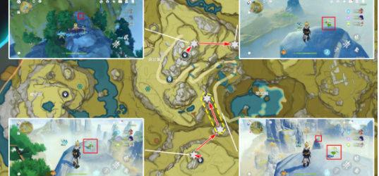 原神清心采集路线