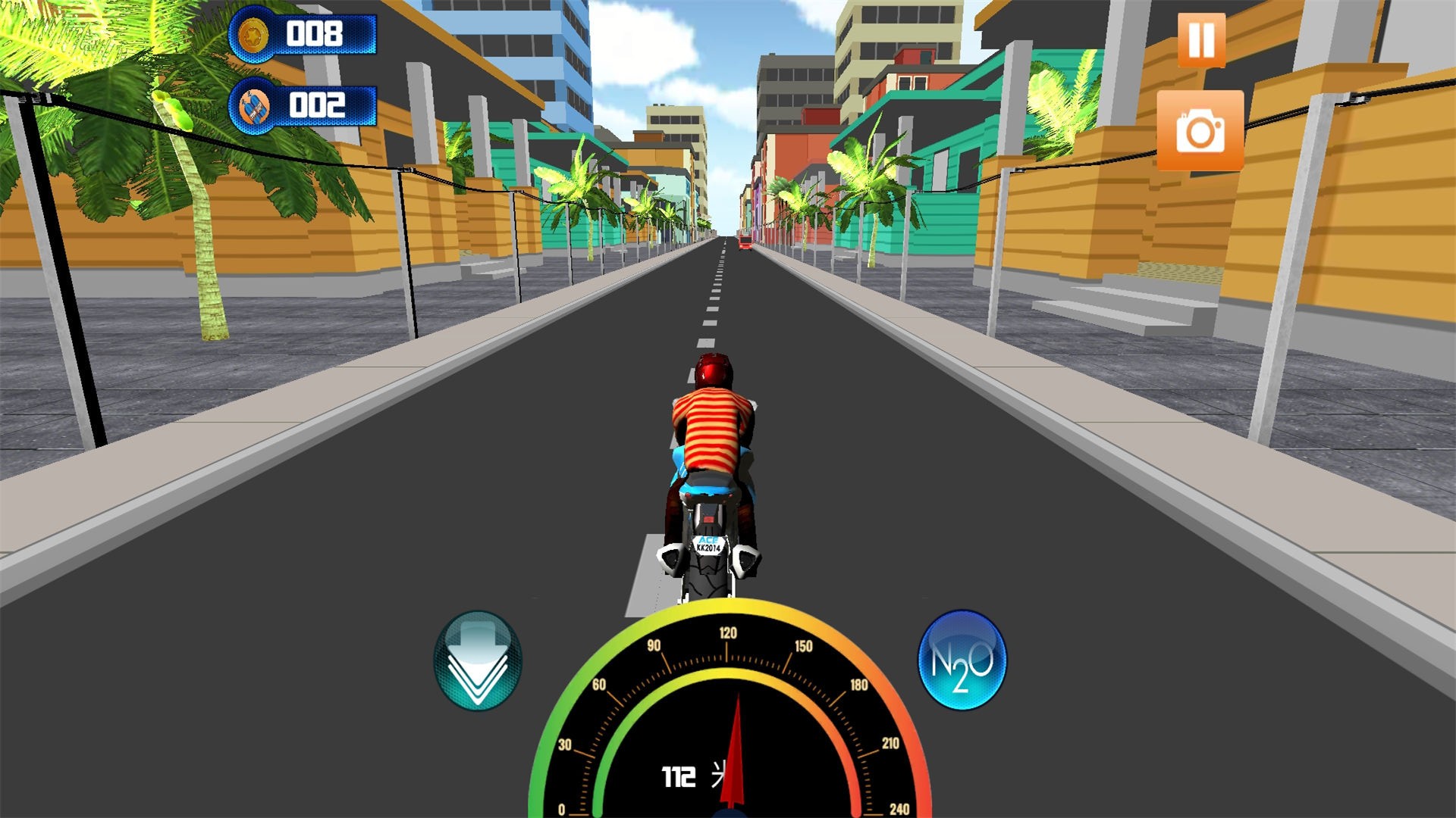真实公路摩托车3D免广告版 v1.0截图1