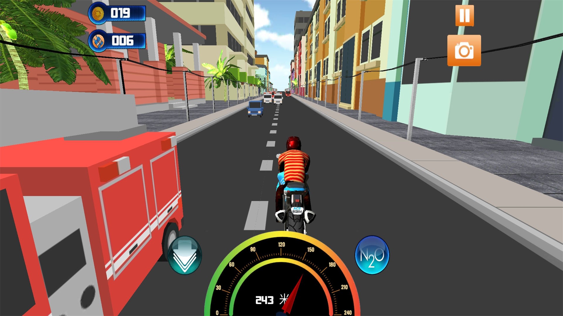 真实公路摩托车3D免广告版 v1.0截图2