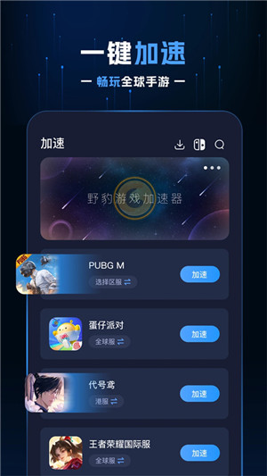 野豹加速器 v2.2.4截图1